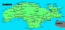 Odkaz na mapu ostrova Samos