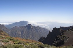 Kaldera Taburiente na ostrově La Palma