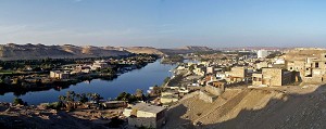 Snímek oblasti Asuán - Aswan