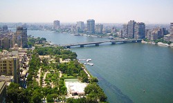 Pohled na hlavní město Egypta - Káhira